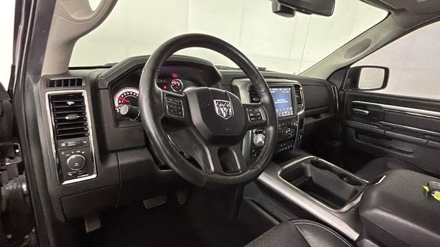 2017 Brilliant Black Crystal Pearlcoat Ram 1500 Night 4X4 Truck