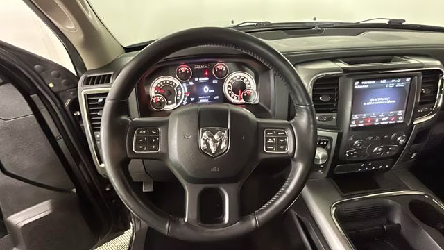 2017 Brilliant Black Crystal Pearlcoat Ram 1500 Night 4X4 Truck
