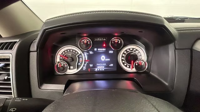 2017 Brilliant Black Crystal Pearlcoat Ram 1500 Night 4X4 Truck