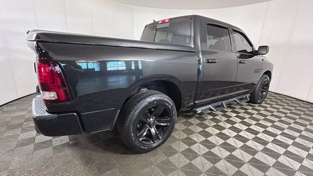 2017 Brilliant Black Crystal Pearlcoat Ram 1500 Night 4X4 Truck