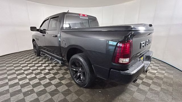 2017 Brilliant Black Crystal Pearlcoat Ram 1500 Night 4X4 Truck