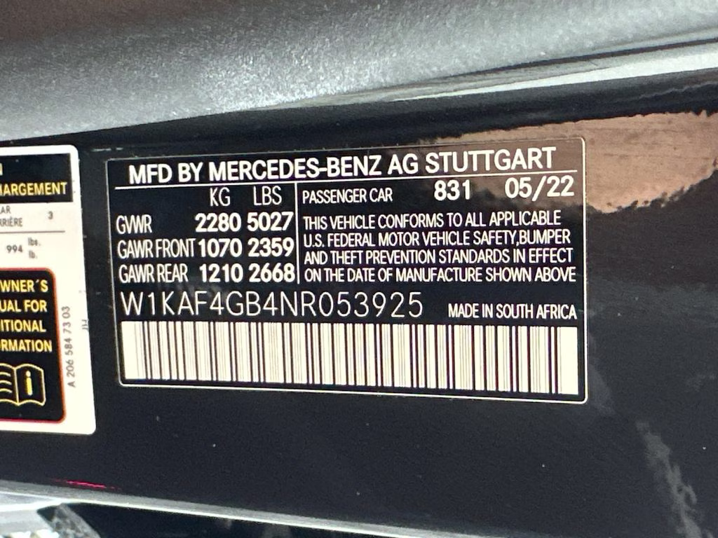 2022 Graphite Gray Metallic Mercedes-Benz C-Class C 300 RWD Sedan