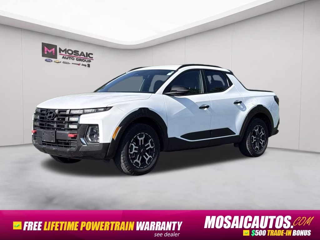 2025 White Hyundai Santa Cruz XRT AWD Truck