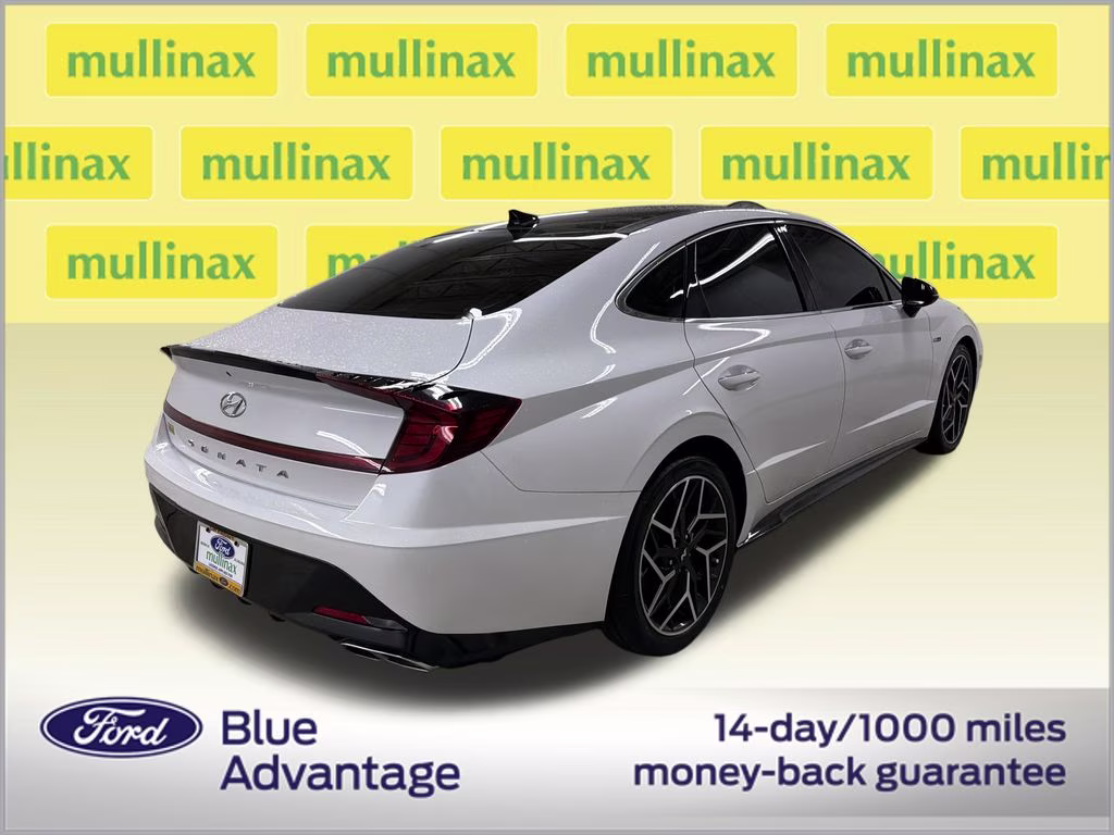 2021 Quartz White Hyundai Sonata N Line FWD Sedan