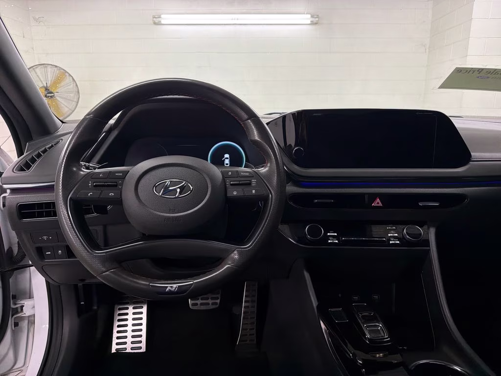 2021 Quartz White Hyundai Sonata N Line FWD Sedan