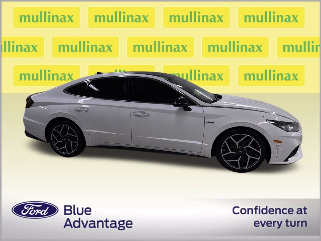 2021 Quartz White Hyundai Sonata N Line FWD Sedan