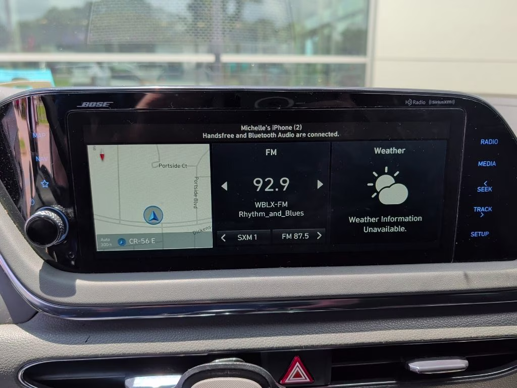 2021 Quartz White Hyundai Sonata N Line FWD Sedan