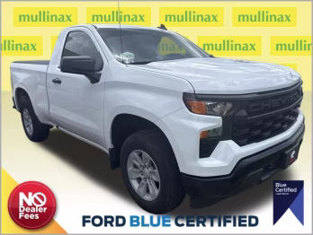 2024 Summit White Chevrolet Silverado 1500 WT RWD Truck
