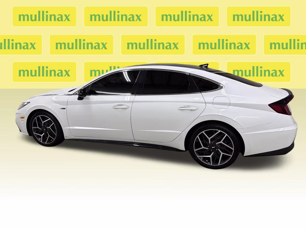 2021 Quartz White Hyundai Sonata N Line FWD Sedan