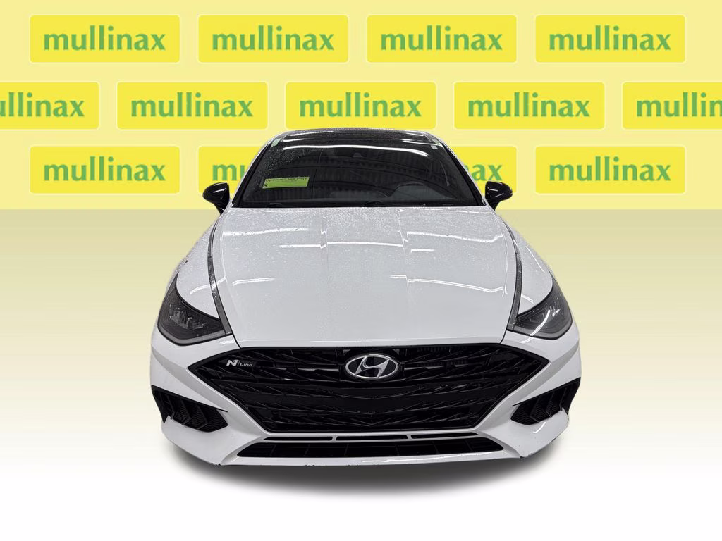 2021 Quartz White Hyundai Sonata N Line FWD Sedan