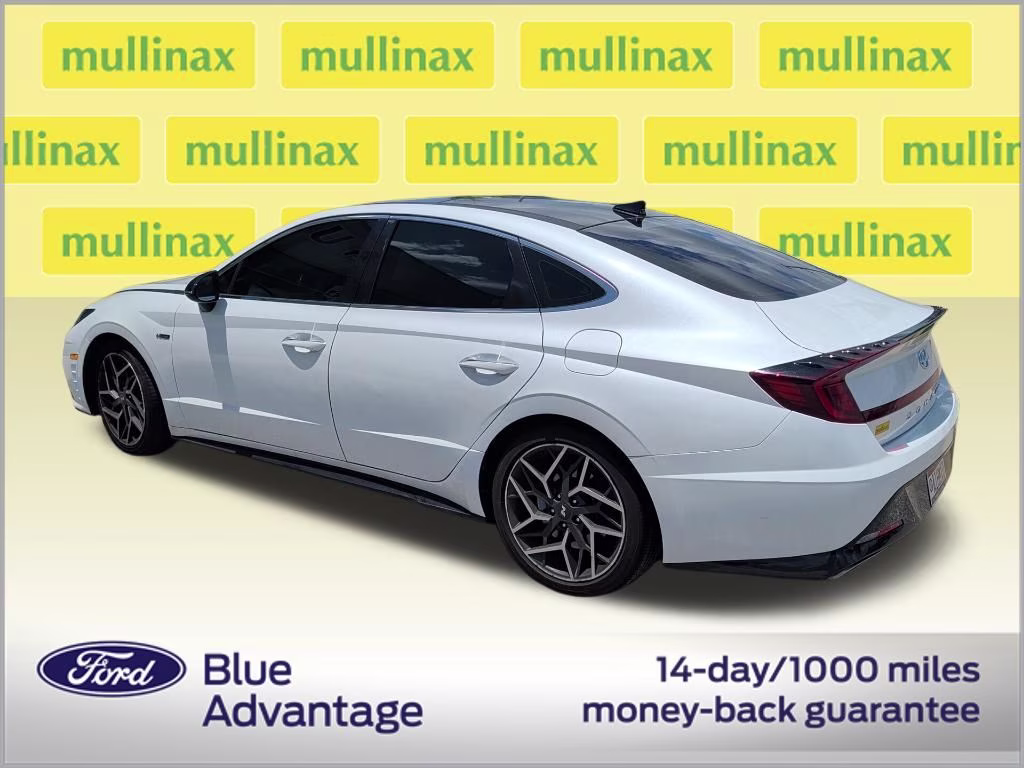 2021 Quartz White Hyundai Sonata N Line FWD Sedan