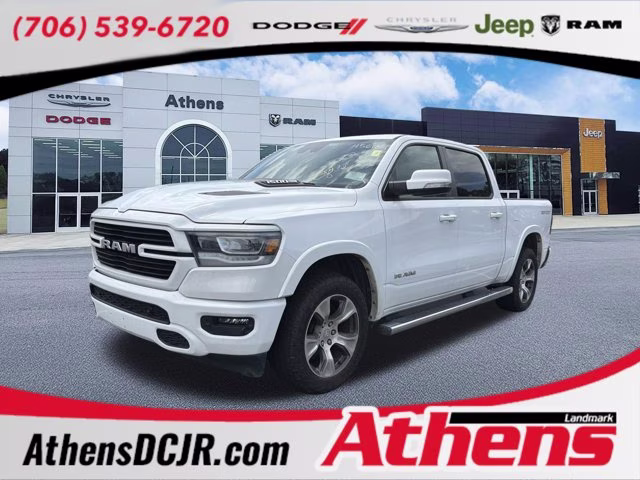 2022 Bright White Clearcoat Ram 1500 Laramie 4X4 Truck