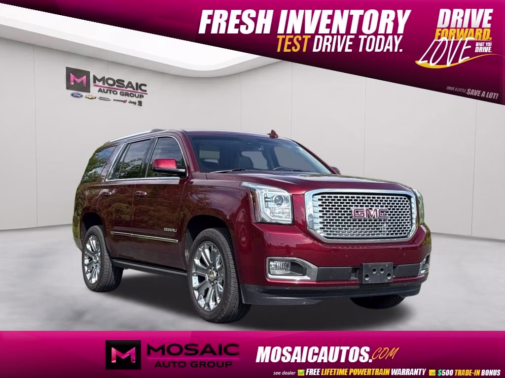 2016 Crimson Red GMC Yukon Denali 4X4 SUV