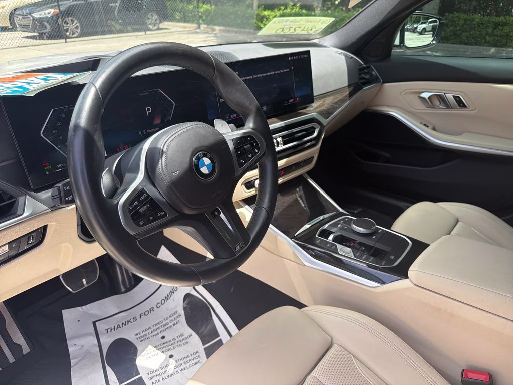 2023 Mineral White Metallic BMW 3 Series 330i xDrive AWD Sedan