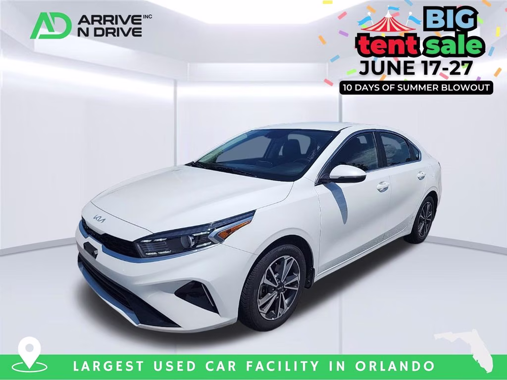 2023 Clear White Kia Forte GT-Line FWD Sedan