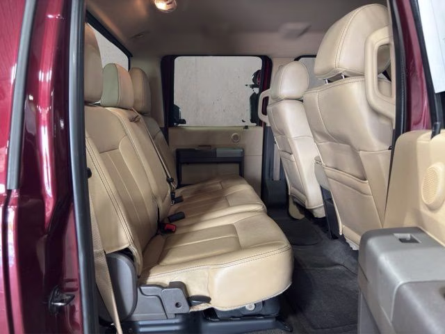 2012 Autumn Red Ford Super Duty F-250 SRW Lariat 4X4 Truck