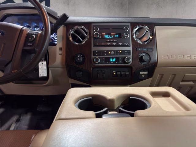 2012 Autumn Red Ford Super Duty F-250 SRW Lariat 4X4 Truck