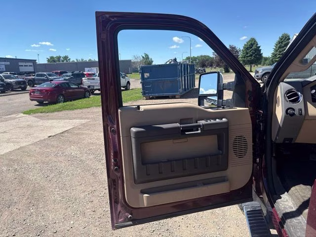 2012 Red Ford Super Duty F-250 SRW Lariat 4X4 Truck
