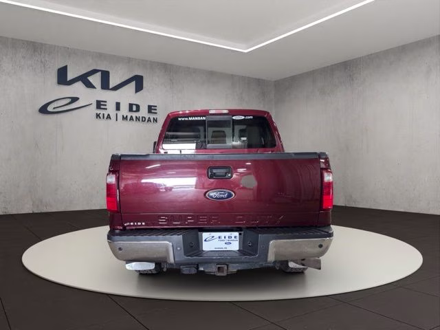 2012 Autumn Red Ford Super Duty F-250 SRW Lariat 4X4 Truck