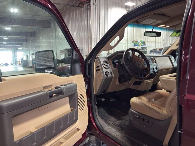 2012 Autumn Red Ford Super Duty F-250 SRW Lariat 4X4 Truck