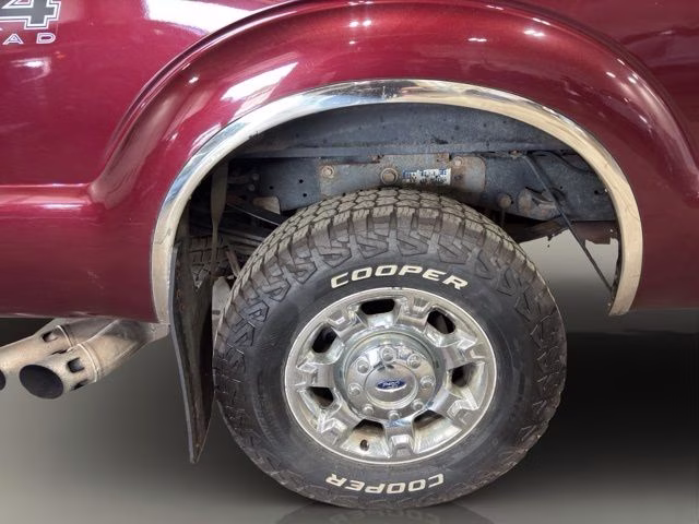 2012 Autumn Red Ford Super Duty F-250 SRW Lariat 4X4 Truck