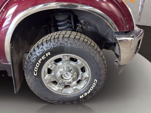 2012 Autumn Red Ford Super Duty F-250 SRW Lariat 4X4 Truck
