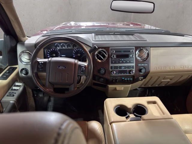 2012 Autumn Red Ford Super Duty F-250 SRW Lariat 4X4 Truck