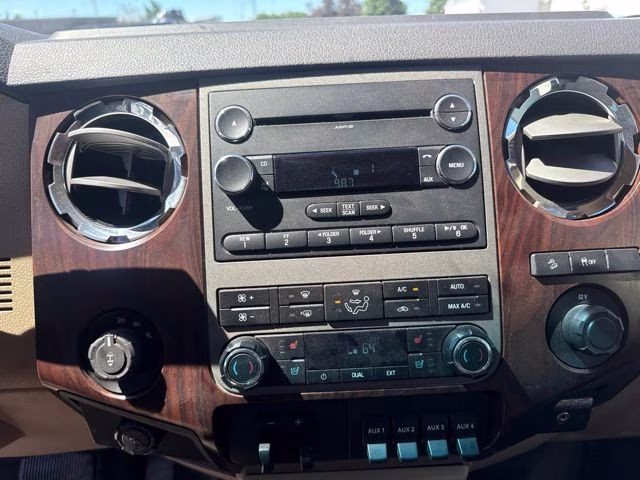 2012 Red Ford Super Duty F-250 SRW Lariat 4X4 Truck
