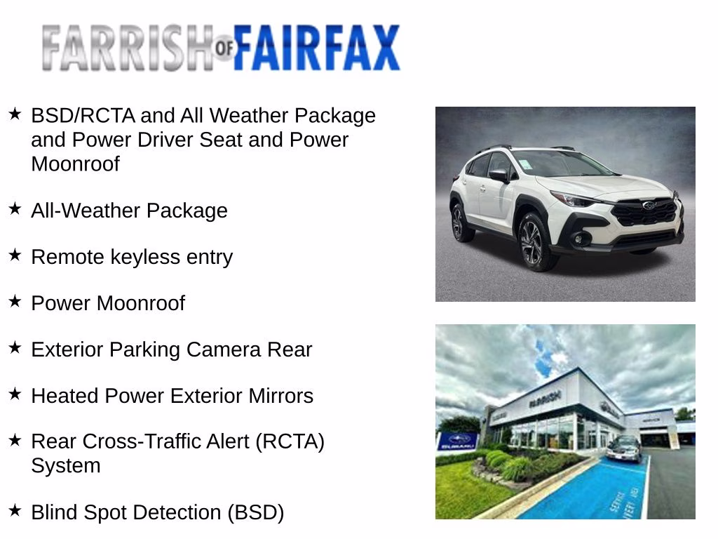 2026 Crystal White Subaru Crosstrek Premium AWD SUV