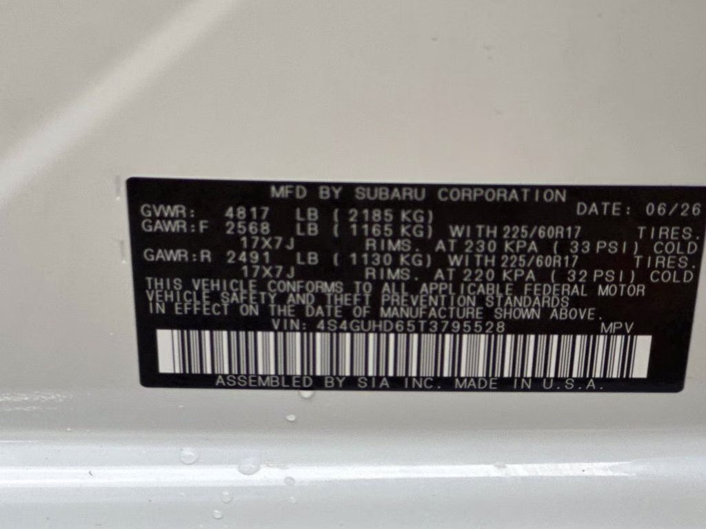 2026 Crystal White Subaru Crosstrek Premium AWD SUV