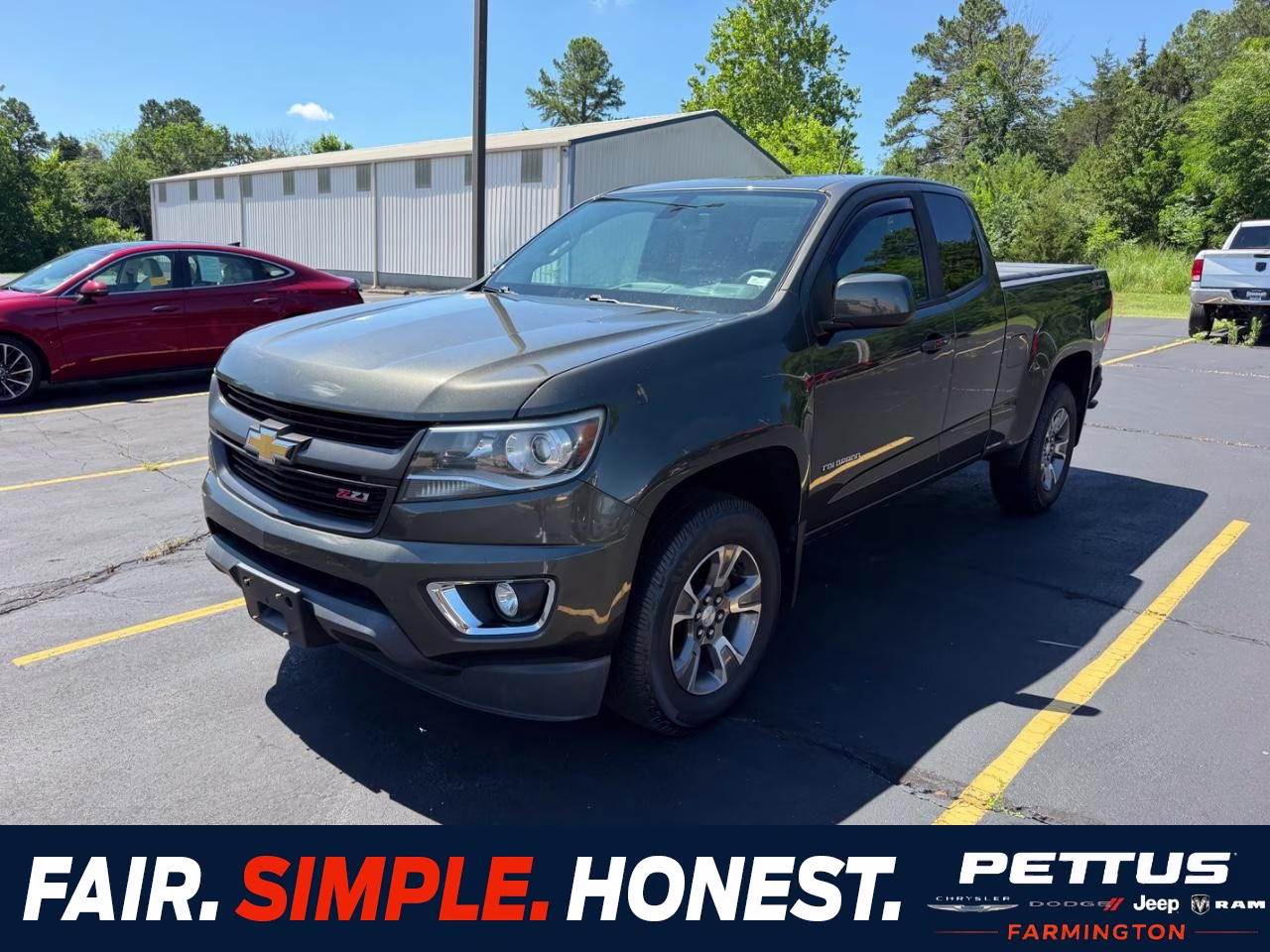 2018 Graphite Metallic Chevrolet Colorado 4WD Z71 Ext Cab 4X4 Truck