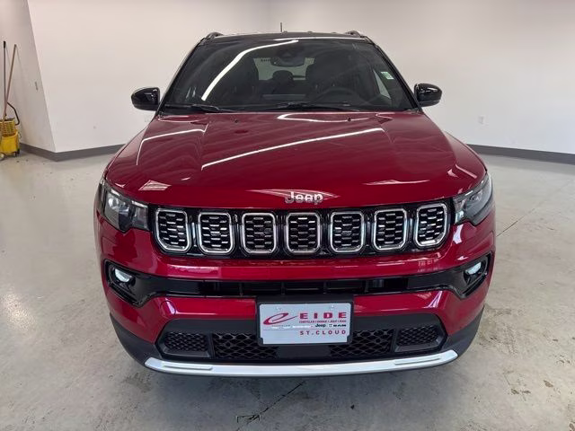 2026 Red Hot Pearlcoat Jeep Compass Limited 4X4 SUV
