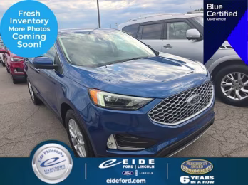 2023 Atlas Blue Metallic Ford Edge SEL AWD SUV