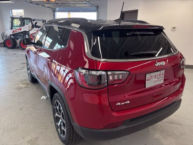 2026 Red Hot Pearlcoat Jeep Compass Limited 4X4 SUV