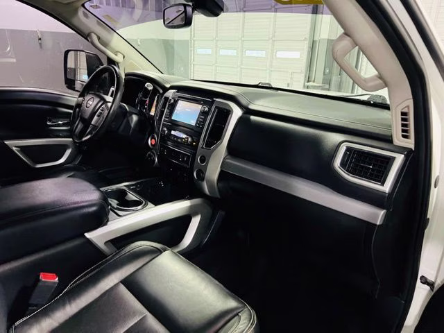 2018 Pearl White Metallic Nissan Titan PRO-4X 4X4 Truck