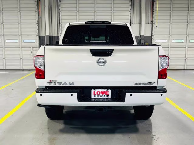 2018 Pearl White Metallic Nissan Titan PRO-4X 4X4 Truck