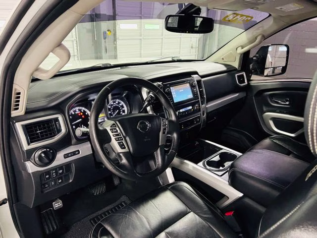 2018 Pearl White Metallic Nissan Titan PRO-4X 4X4 Truck