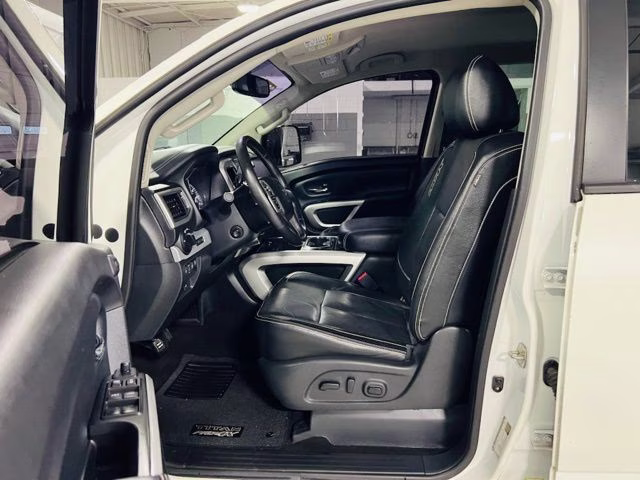 2018 Pearl White Metallic Nissan Titan PRO-4X 4X4 Truck