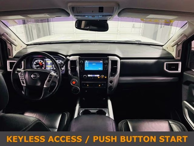 2018 Pearl White Metallic Nissan Titan PRO-4X 4X4 Truck