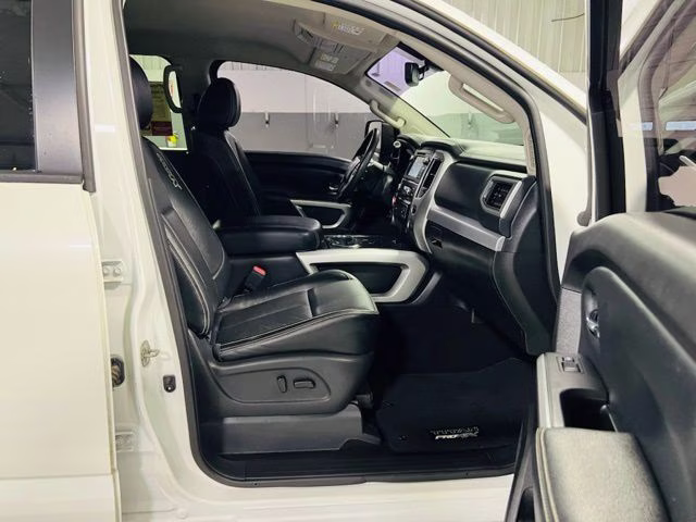2018 Pearl White Metallic Nissan Titan PRO-4X 4X4 Truck