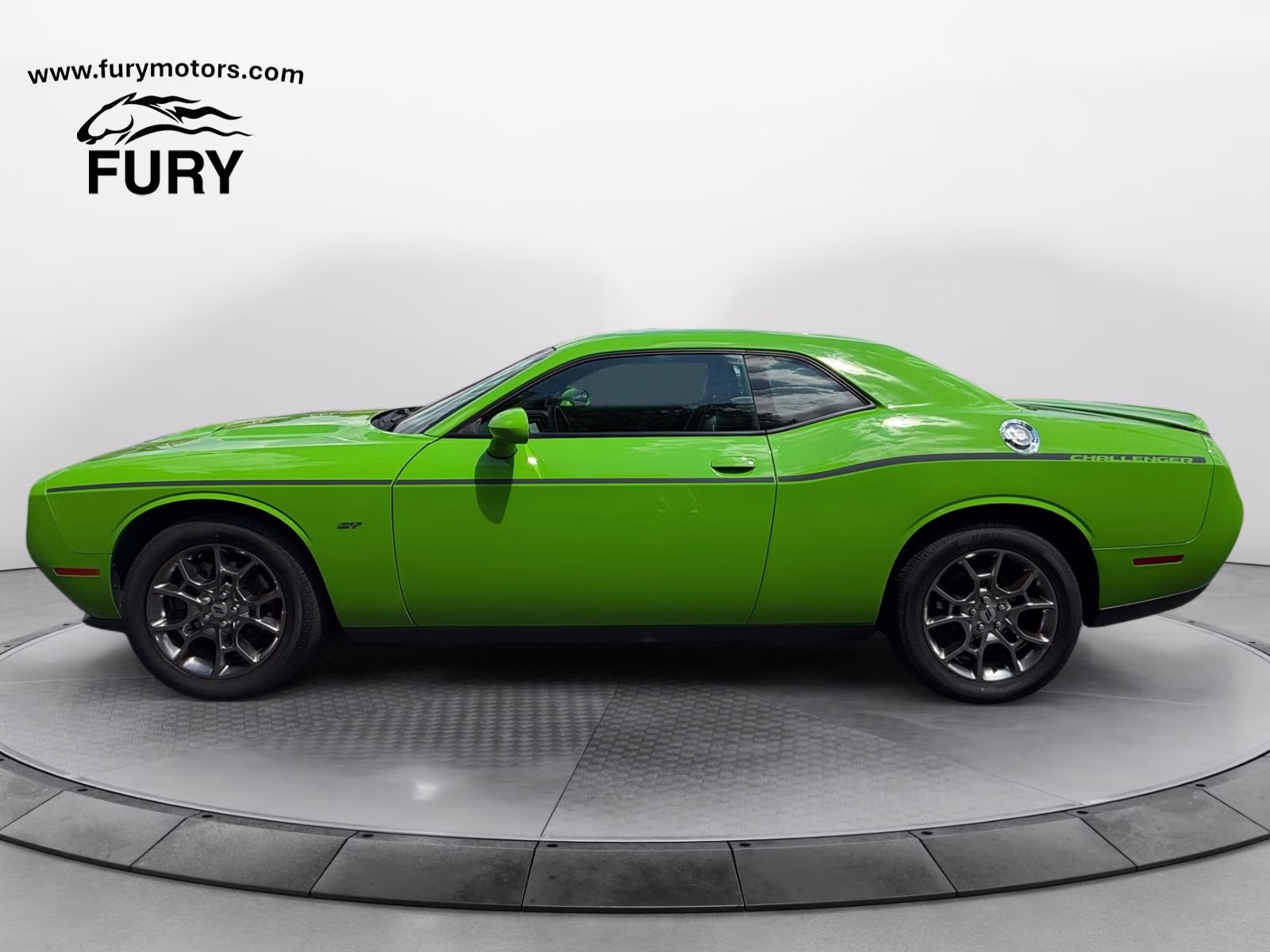 2017 Green Go Clearcoat Dodge Challenger GT AWD Coupe
