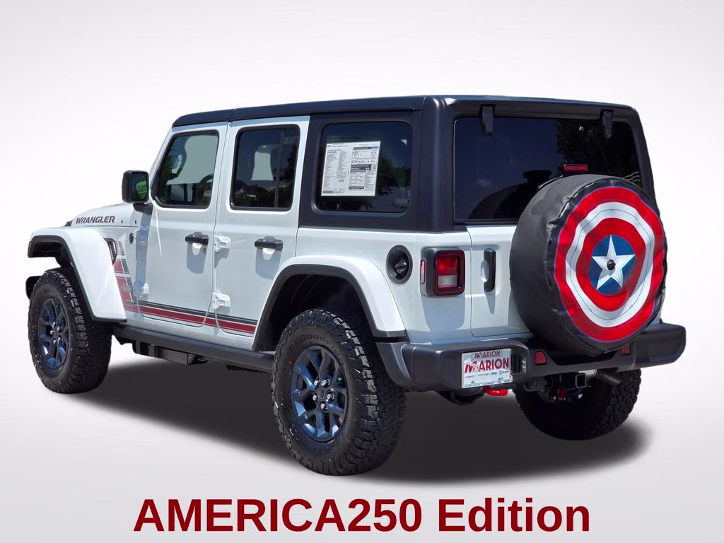 2026 Bright White Clearcoat Jeep Wrangler AMERICA250 Edition 4X4 SUV