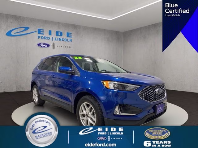 2023 Atlas Blue Metallic Ford Edge SEL AWD SUV
