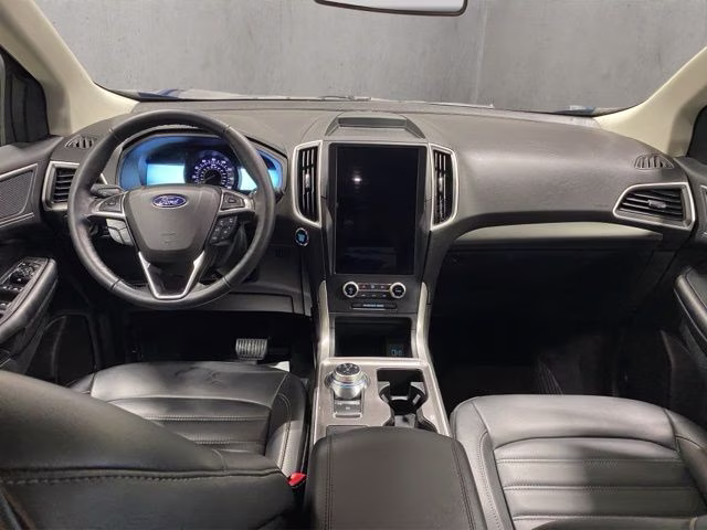 2023 Atlas Blue Metallic Ford Edge SEL AWD SUV
