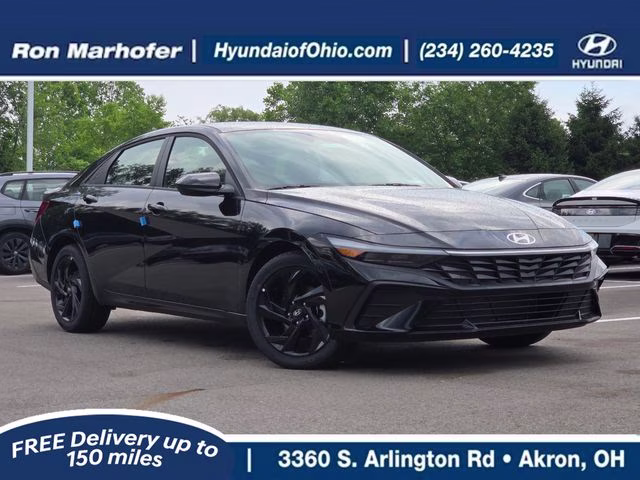 2026 Abyss Black Hyundai Elantra SEL Sport FWD Sedan