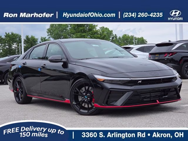 2026 Abyss Black Hyundai Elantra N Base FWD Sedan