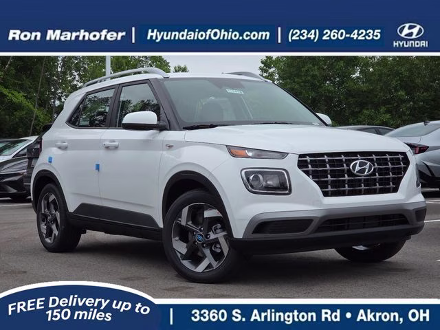 2026 Lunar White Hyundai Venue SEL FWD SUV