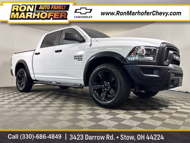 2021 Bright White Clearcoat Ram 1500 Classic Warlock 4X4 Truck