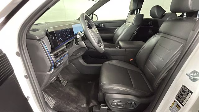 2025 Serenity White Hyundai Santa Fe Calligraphy FWD SUV