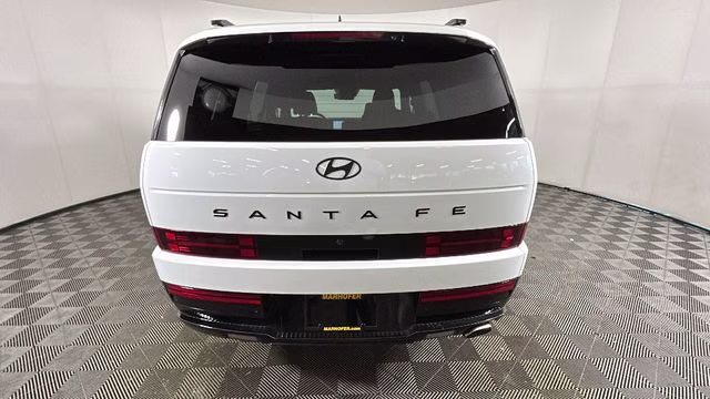 2025 Serenity White Hyundai Santa Fe Calligraphy FWD SUV